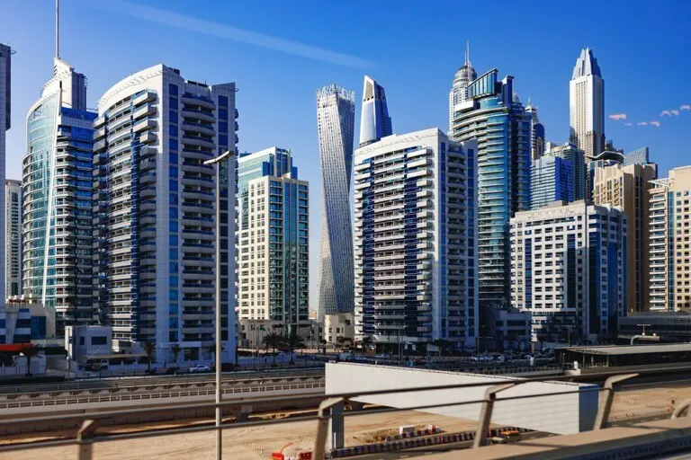 urban road cityscape of dubai at daytime 2025 02 25 18 45 02 utc